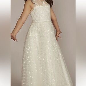 First communion , flower girl dress